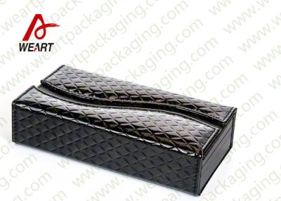China Glossy Hand Bag Leather Cosmetic Box , Custom Cardboard Display Boxes With Logo for sale