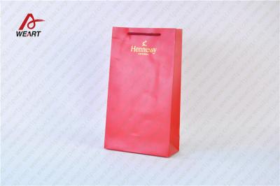 China 275g Silver Card Paper Retail Packaging Bags , Hot Stamping Thanksgiving Paper Bag Crafts for sale