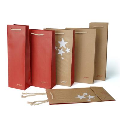 China Nenhuma laminação Brown Art Paper Bags For Shopping à venda