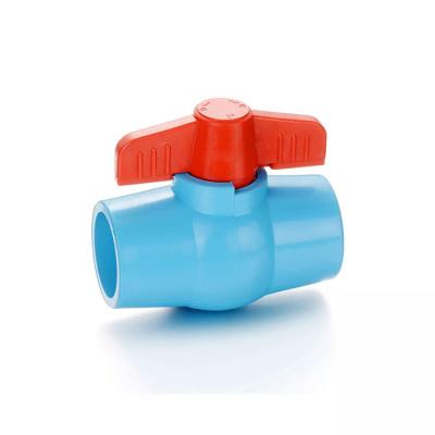 China Joint Blue PVC Ball Valve 2.5 Inch PVC Valve For Seawater Pipeline System for sale
