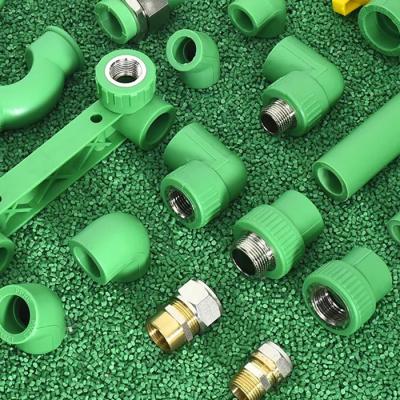 China 1/2 Inch PPR Elbow 25mm PPR Male Threaded Elbow Plastic Pipe Fittings for sale