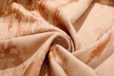 Китай Сделанная по образцу напечатанная ткань замши Faux для полиэстера одежды 155cm продается