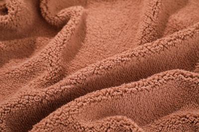 China Soft and Cozy, Warm and Nurturing  Shu Velveteen 170cm Wool Cotton Blend Fabric for sale