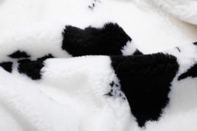 China 90 P 10 AC Sherpa Faux , Jacquard Pattern Sherpa Fleece for sale