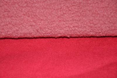 China Solid Sherpa Solid Pu Bonded Fleece Fabric 600gsm Fur for sale