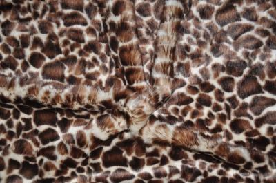 Китай 530gsm Leopard Print Polyester Fabric For Unique Fashion 100% Polyester Fabric продается