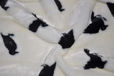 China Poliéster 565gsm modelado el 150cm del algodón de la tela del paño grueso y suave de la franela en venta