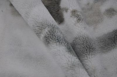 Chine Tissu solide 150cm de fourrure de Faux de Sherpa de polyester de 100 P chaud à vendre