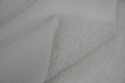 Chine Tissu composé de tissu tissé et polaire de velours solide à vendre