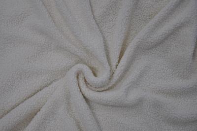 Chine Onde entretenue 100% du polyester 150cm ou tissu réglable de Sherpa du Faux 310gsm à vendre