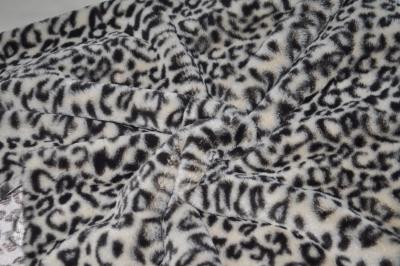 China Tela 100% luxuoso do poliéster da cópia do leopardo para a forma original à venda