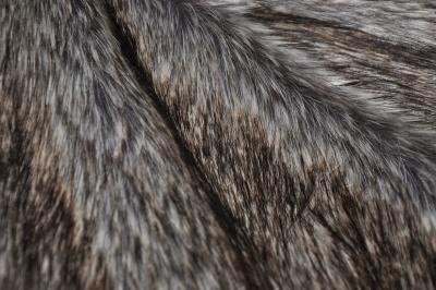 中国 150から180cmの長い毛の毛皮の生地のジャカードのどのミンク 販売のため