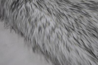 China Long Hair Fur Fabric Jacquard  100%AC or mixed with mAC for sale
