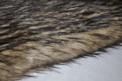 中国 固体のどの長い毛の毛皮の生地150cmのキツネの毛皮、100%ACまたはレインコートによって混合されて 販売のため
