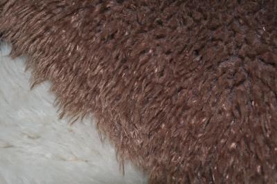 China brown Mongolian Fur Fabric MAC Fake 150cm  Adding Unique Texture and Style to Your Home Décor for sale