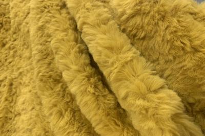 中国 150cm Imitated Rabbit Fur Solid Pattern Faux Fur 販売のため