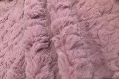 China Soft Plush Faux Rabbit Fur Fabric for Garments & Accessories for sale