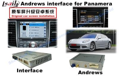 Chine Interface automatique de PCM 3,1 Android de Porsche avec la caméra arrière/DVD à vendre