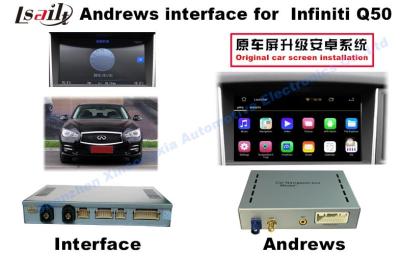 China Voltaje 2015 o 2016 de funcionamiento del interfaz 9-12v del coche de Infiniti Q50 Android en venta