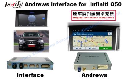 Китай Интерфейс андроида INFINITI Q50 автоматический с WIFI/Bluetooth 3G/камерой Rearview продается