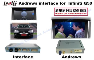 China Interfaz original de las multimedias del coche de Android 4,4 para INFINITI Q50/Q60 en venta