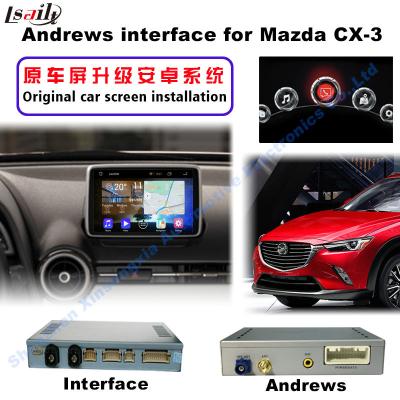 China PARTE POSTERIOR video 2016 del DVD de la CX -3 TV del interfaz de la navegación de Mazda DVR en venta