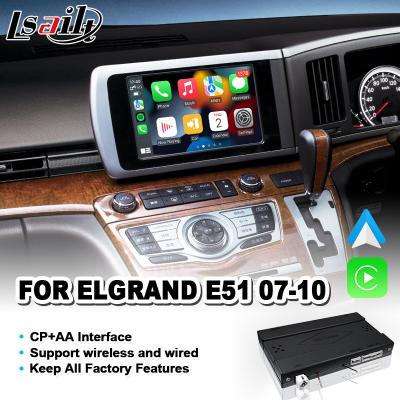 China Lsailt Carplay Android Auto Video Interface For Nissan Elgrand E51 Series 3 2007-2010 for sale