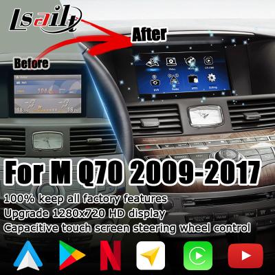 China Infiniti Q70 M35 M35h M45 Nissan Fuga Android carplay multi finger touch upgrade for sale