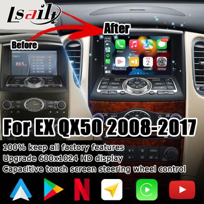 China Infiniti QX50 EX EX35 EX25 EX37 Nissan skyline crossover Android HD screen carplay android auto upgradew for sale