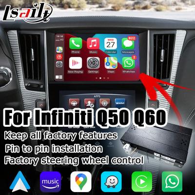 China Infiniti Q50 Q60 wireless carplay android auto screen projection media interface for sale