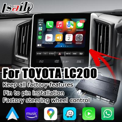 China Toyota Land Cruiser LC200 OEM style wireless carplay android auto multimedia interface upgrade for sale