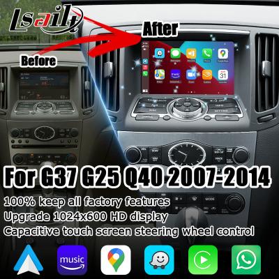 China Plug And Play Infiniti G37 G25 Q40 wireless carplay android auto module video interface box for sale