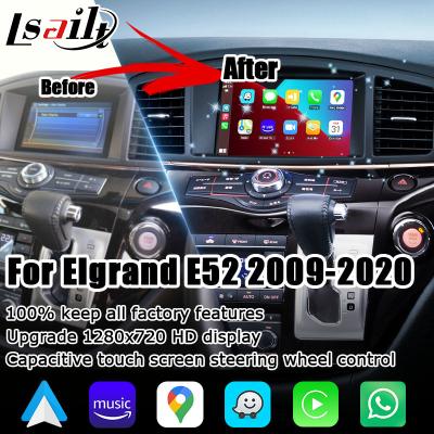 China Nissan Elgrand Quest E52 IT06 wireless carplay android auto capacitive touch screen upgrade for sale