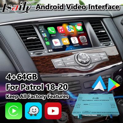 China Patrulha Y62 de Lsailt 4+64GB NISSAN Multimedia Interface For 2018-2020 com Android auto Carplay à venda