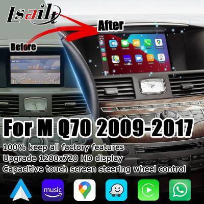 China Infiniti M35 M25 Q70 Q70L wireless Carplay Android Auto HD touch screen upgrade for sale