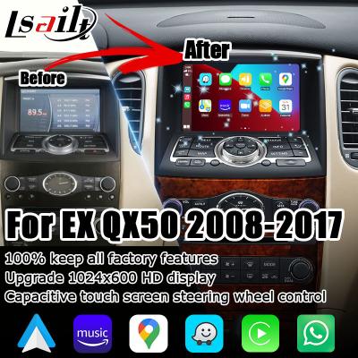 China Infiniti QX50 EX35 EX25 EX30d EX37 HD screen wireless Carplay Android Auto upgrade for sale