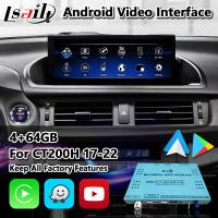 China Lsailt Android Navigation Video Interface for Lexus CT 200h FSport 2017-2022 for sale