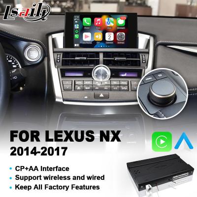 中国 Lsailtのアンドロイド9.0 GPSの運行Lexus NX 2014-2020サポート ノブおよびハンドル制御のためのビデオ インターフェイス箱 販売のため