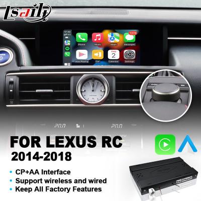 China CP AA Wireless Carplay Interface for Lexus RCF RC300 RC200t RC300h RC350 RC Knob Control 2014-2018 for sale