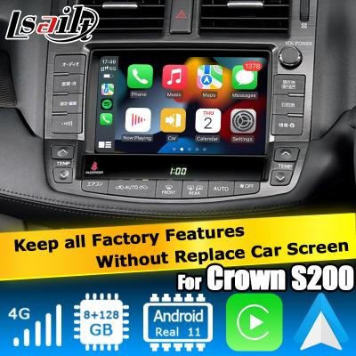 China Toyota Crown GRS204 URS206 UZS207 S200 Android wireless Carplay Android Auto 8+128GB powered by Qualcomm for sale