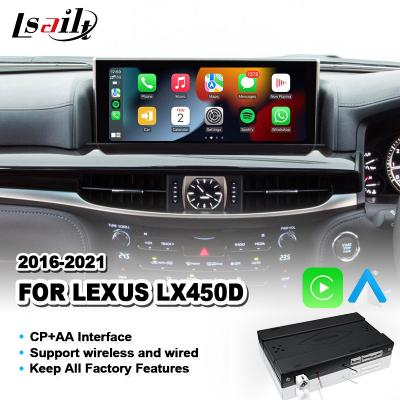 China CP sem fio AA Android Auto Carplay Interface para Lexus LX 450d 570 570s VDJ200 J200 2016-2021 à venda