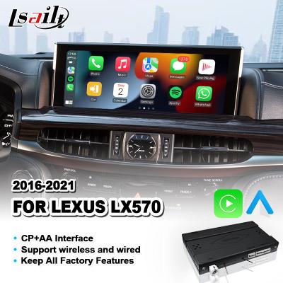 China Wireless Android Auto Carplay Interface for Lexus LX570 LX 570 LX450D 2016-2021 for sale