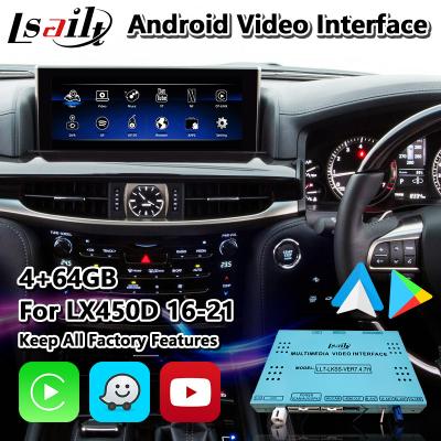 中国 LSAILT Android Carplayビデオインターフェース レクサス LX 450d 570 570s VDJ200 J200 2016-2021 販売のため
