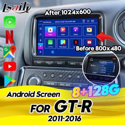 China Lsailt 8GB Android Multimedia Screen for GT-R 2011-2016 Included Wireless CarPlay, Android Auto, Spotify, YouTube for sale