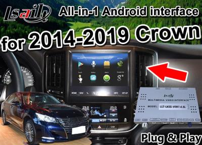 China La corona auto de Toyota del trabajo de la navegación GPS del interfaz de Android 2014-2019 construyó el interfaz video, vínculo del espejo del teléfono, 2G RAM en venta