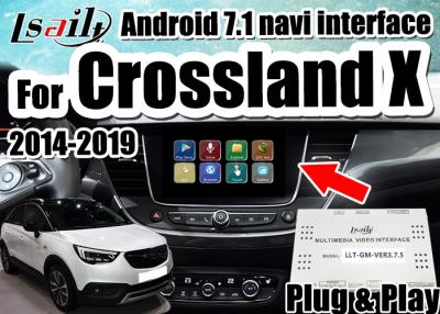 China Android 7.1 Car Video Interface for 2014-2018 Opel Crossland X Insignia support mirrorlink smartphone , double windows for sale