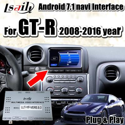 중국 안드로이드 7.1 네비게이션 시스템, Lsailt의 무선 carplay가 있는 GT-R 2008-2016용 안드로이드 자동 인터페이스 판매용