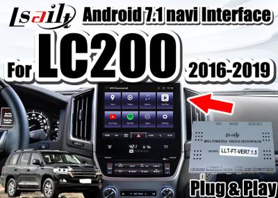 Chine Interface automatique de Lsailt Android pour Land Cruiser 2016-2019 LC200 avec CarPlay intégré, YouTube, navigation de GPS à vendre