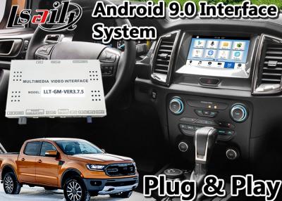 China Navegação dos Gps da relação de Android 9,0 auto para indicação digital Bluetooth OBD do sistema LVDS da SINCRONIZAÇÃO 3 de Ford Ranger/Everest à venda