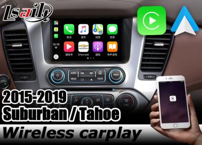 China Chevrolet Tahoe Suburban wireless carplay interface box with androif auto youtube play Lsailt Navihome GMC Yukon for sale